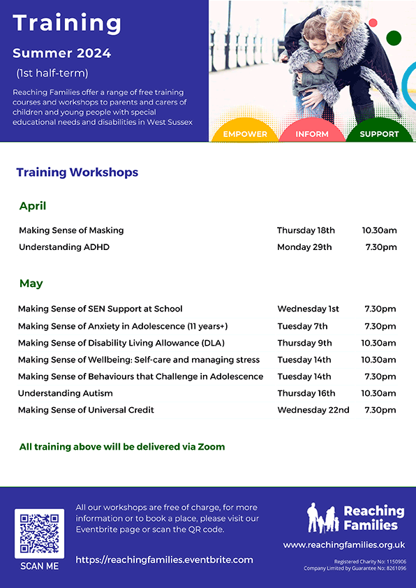 Training workshops flyer